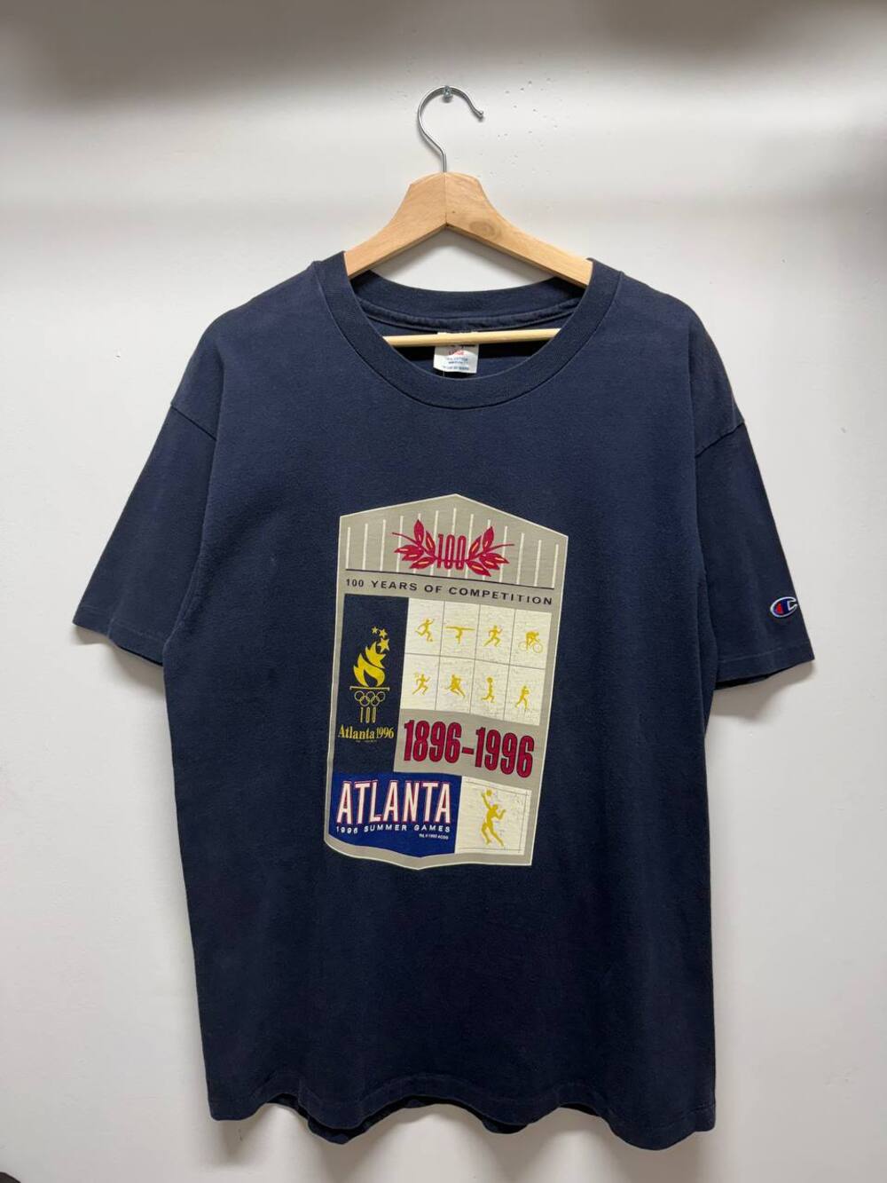 1996 Atlanta Summer Olympics 100 Years of Competition Champion Tee